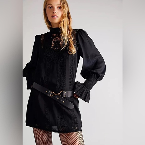 Free People Dresses & Skirts - Free People Black Vienna Black Dress